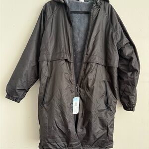 Sporti Youth Comfort Fleece Lined Swim Parka Black L